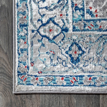 Edison modern Persian Vintage Medallion Area Rug